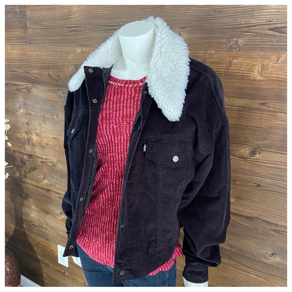 NWT Levi's® Sherpa Baby Baggy Jacket - Picture 5 of 8